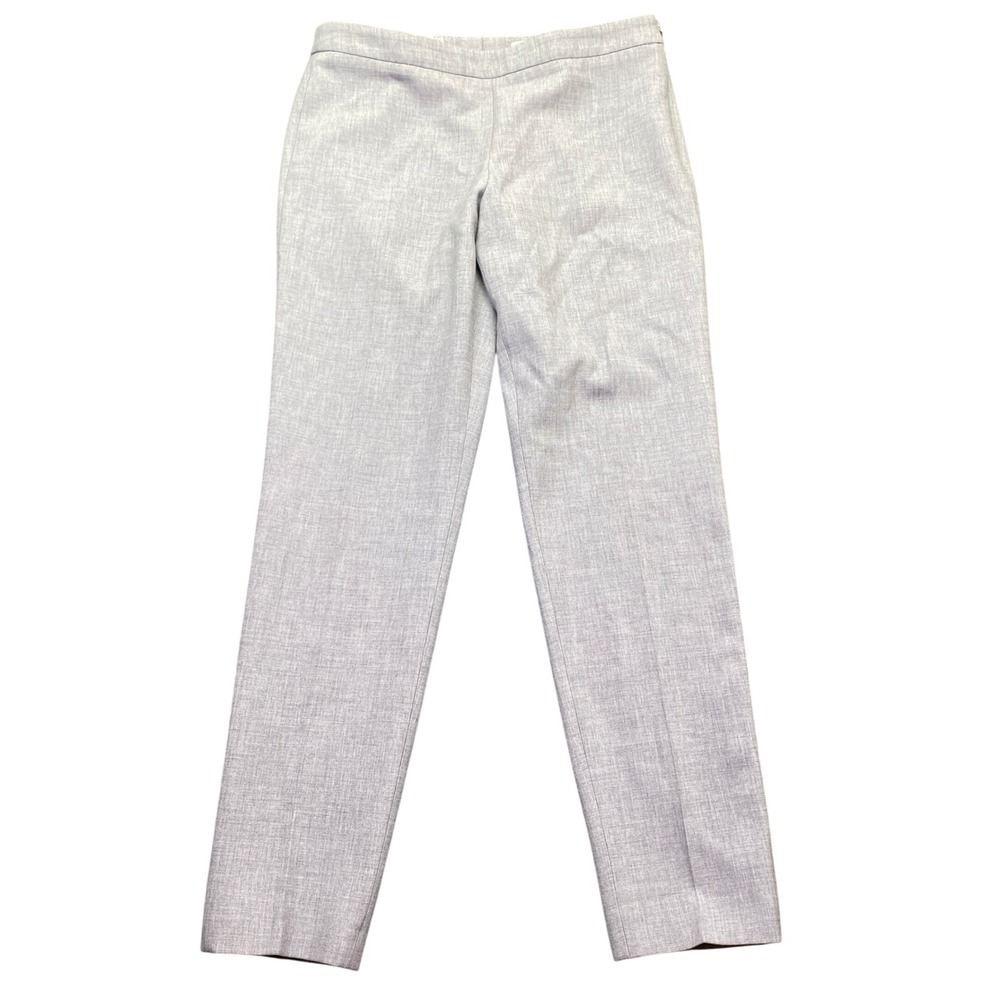 Hugo Boss Tiluna Side Zip Tapered Dress Pants Gray US 4 10151291 Preppy Career